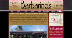 Desktop Screenshot of barbarinosrestaurant.com